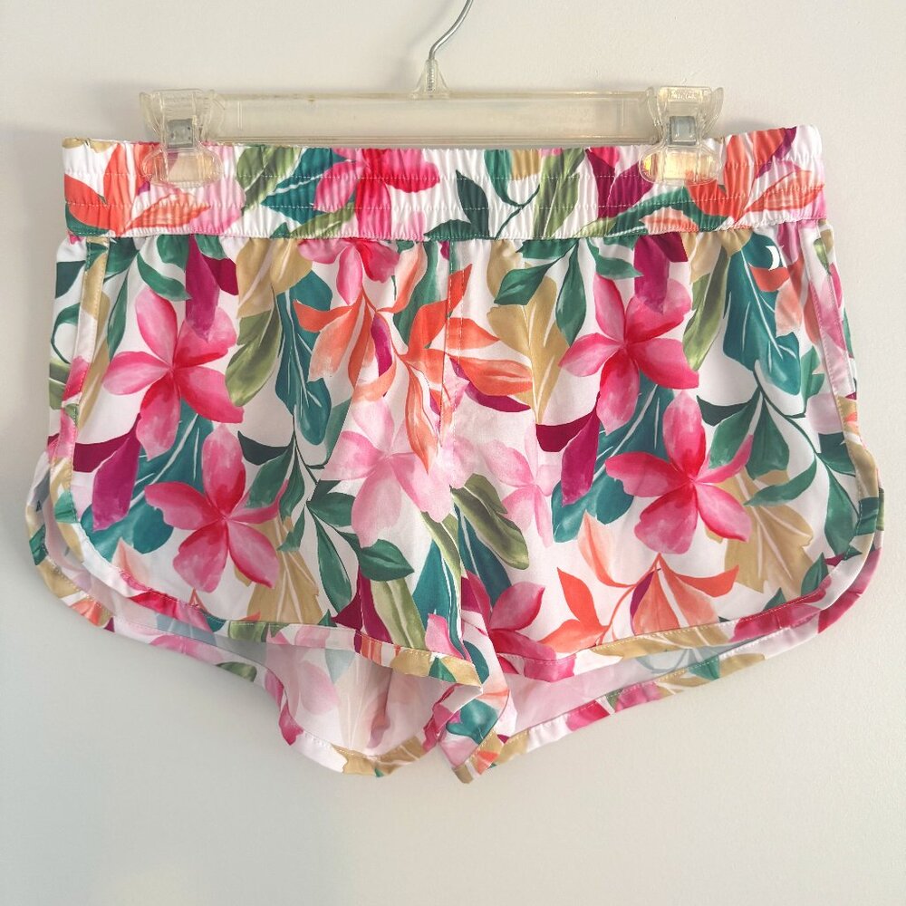 Hurley Bright Floral Athletic Shorts, Size M - Like New!
